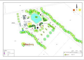 Minicamping Falkenborg: Plattegrond