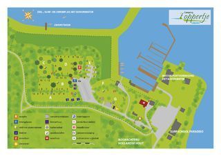 Camping 't Oppertje: Plattegrond