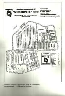 Camping Olmenveld: Plattegrond