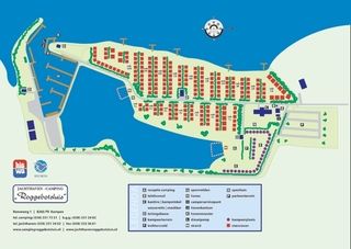 Camping Roggebotsluis: Plattegrond