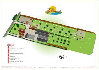 SVR Camping De Vijverhof: Plattegrond