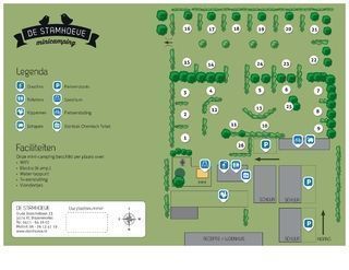 Minicamping De Stamhoeve: Plattegrond