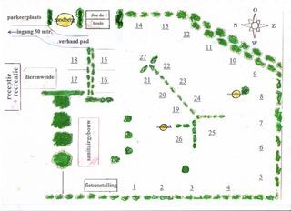 Minicamping Loeksham: Plattegrond