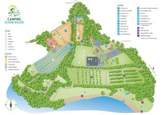 Camping Sevink Molen: Plattegrond