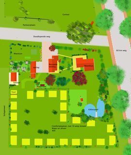 Minicamping De Kei: Plattegrond