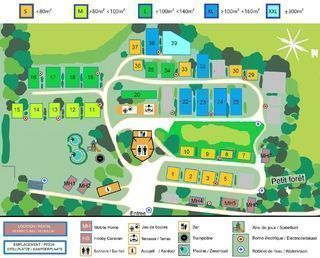 SVR Camping Le Soustran: Plattegrond