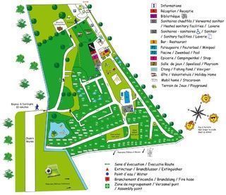 Camping Les 2 Vallées: Plattegrond