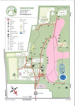 Camping De Hoogte Eesveen: Plattegrond