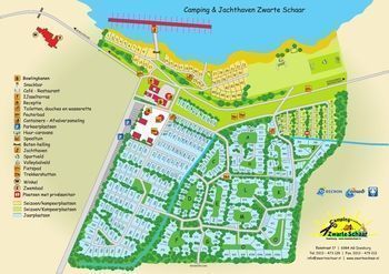 Camping Het Zwarte Schaar: Plattegrond