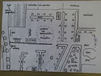 Camping Boszicht: Plattegrond