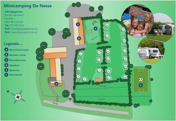 Minicamping De Nesse: Plattegrond