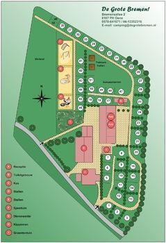 SVR Camping De Grote Bremen: Plattegrond