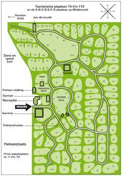 Parkcamping De Graafschap: Plattegrond