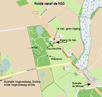 Natuurkampeerterrein Landgoed Mariahoeve: Plattegrond