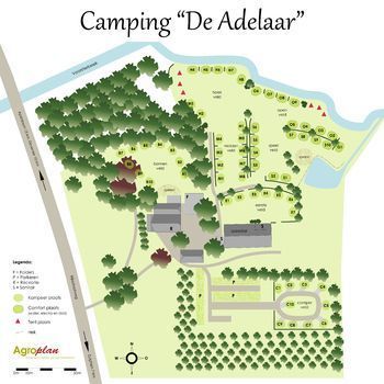 SVR Minicamping De Adelaar: Plattegrond