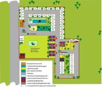 SVR Camping Le Mondou: Plattegrond