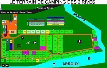 SVR Camping des 2 Rives: Plattegrond