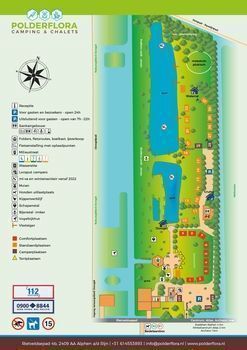 Minicamping polderflora: Plattegrond