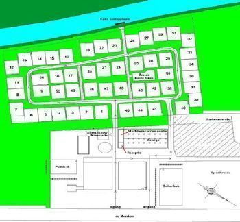 Camping Het Koningsdiep: Plattegrond