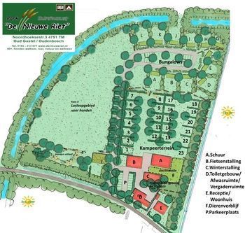 40+ Camping De Nieuwe Riet: Plattegrond