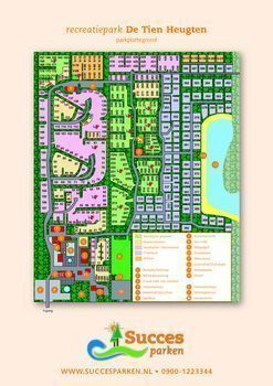 Camping De Tien Heugten: Plattegrond