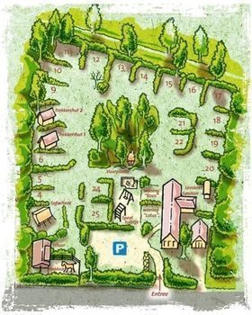 Camping Bekhofschans: Plattegrond