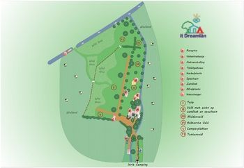 Camping it Dreamlân: Plattegrond