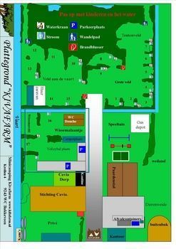 SVR Camping Kivafarm: Plattegrond